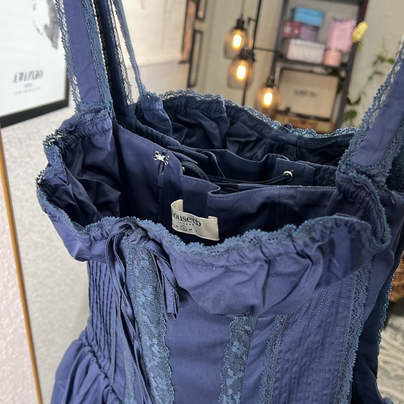 HOUSE OF CB 'Pietra' French Navy Corset Mini Dress NWOT - Picture 14 of 14